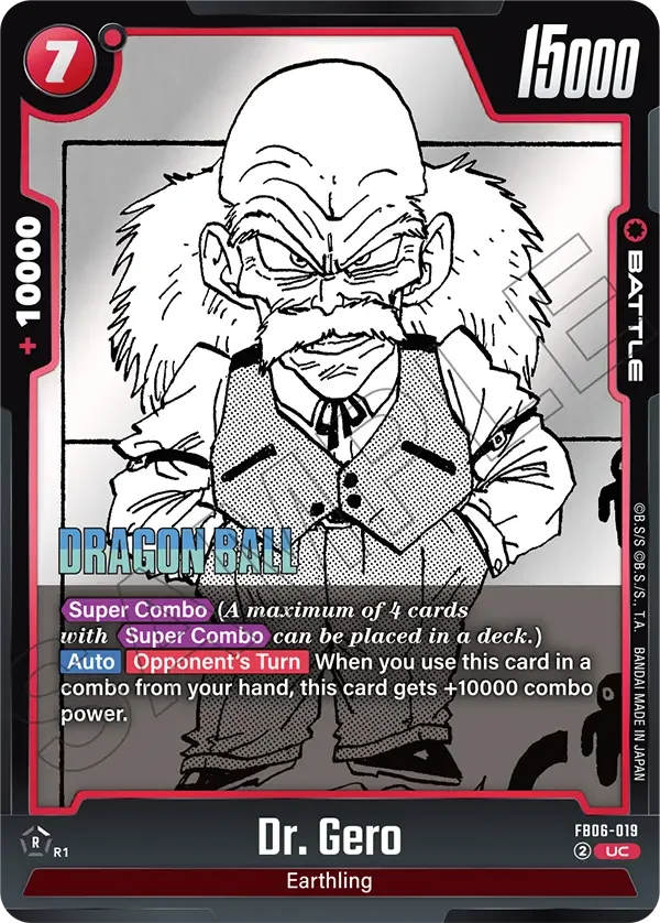 Dr. Gero, Manga Booster 01 FB06-019