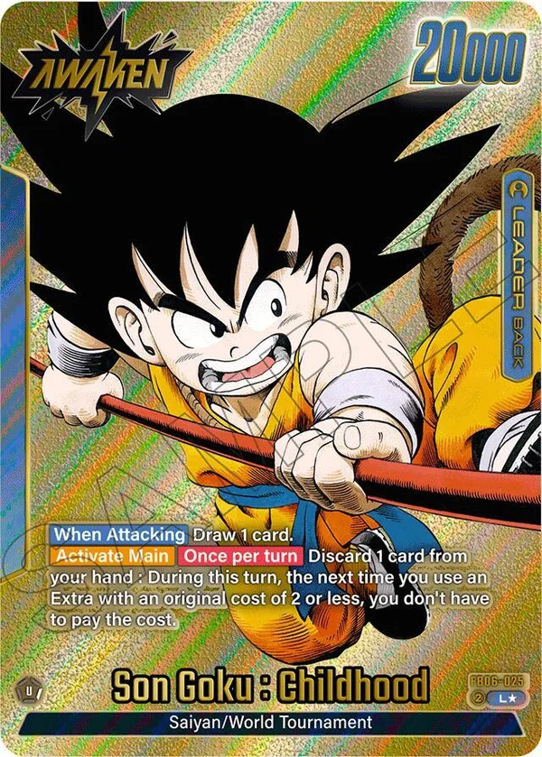 Son Goku : Childhood, Manga Booster 01 FB06-025