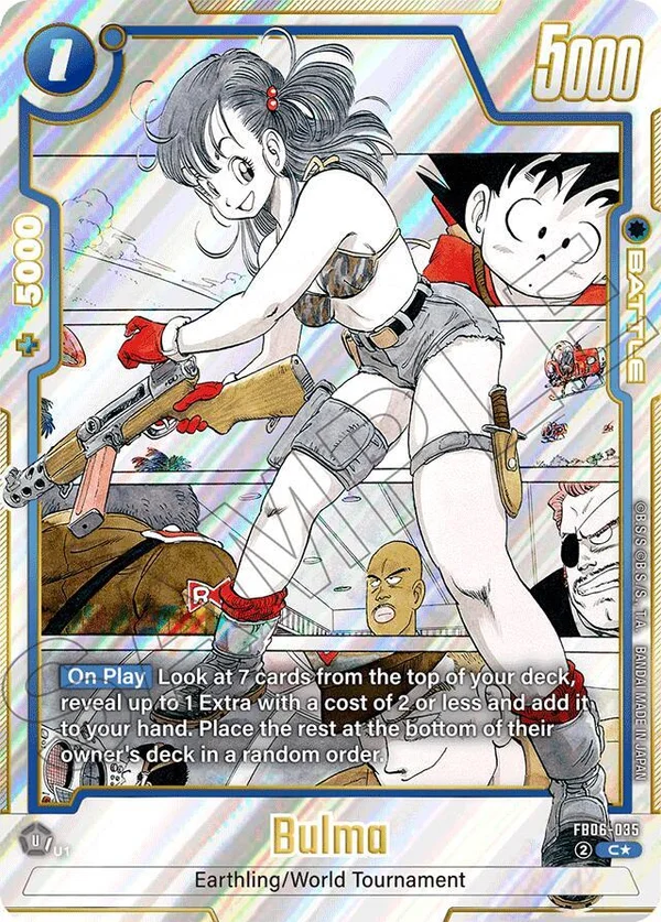 Bulma, Manga Booster 01 FB06-035