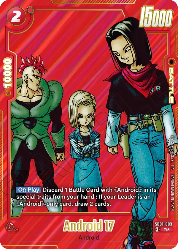 Android 17, Manga Booster 01 SB01-003