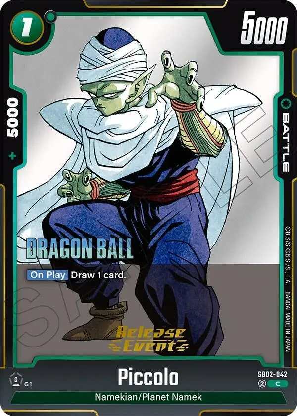 Piccolo, Manga Booster 02 Release Event Cards SB02-042