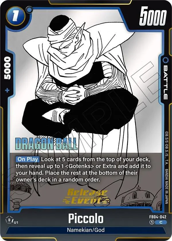Piccolo, Manga Booster 02 Release Event Cards FB04-042