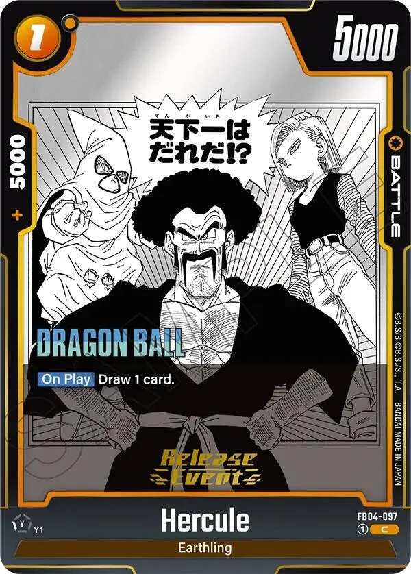 Hercule, Manga Booster 02 Release Event Cards FB04-097