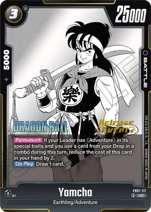 Yamcha, Manga Booster 02 Release Event Cards FB07-117
