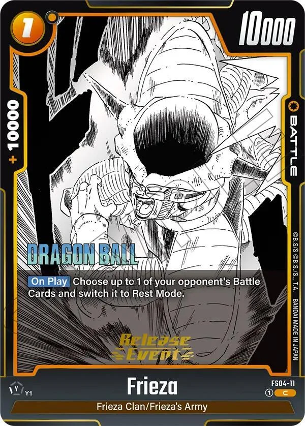 Frieza, Manga Booster 02 Release Event Cards FS04-11