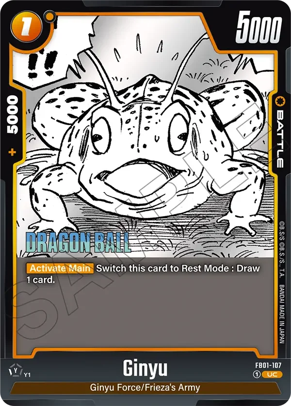 Ginyu, Manga Booster 02 FB01-107