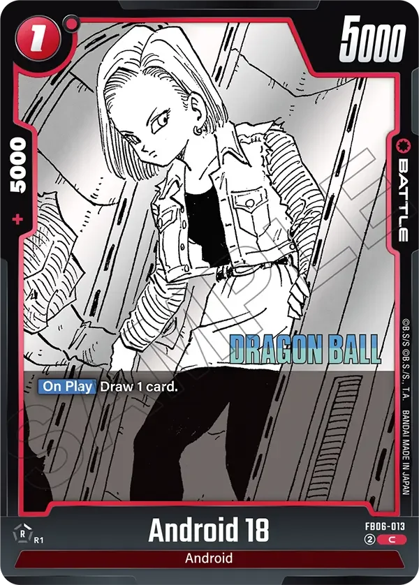 Android 18, Manga Booster 02 FB06-013