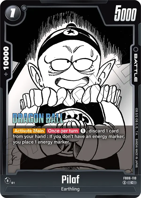 Pilaf, Manga Booster 02 FB06-110