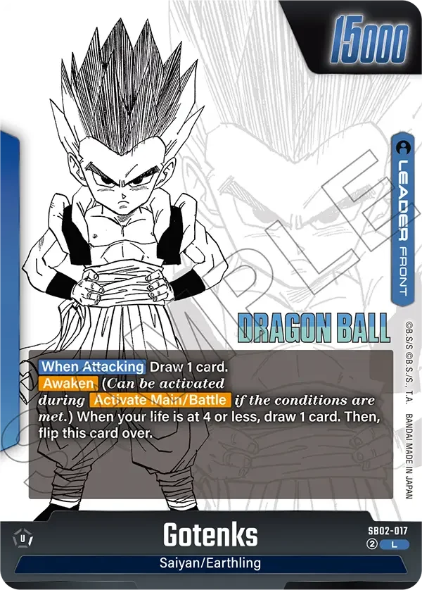 Gotenks, Manga Booster 02 SB02-017