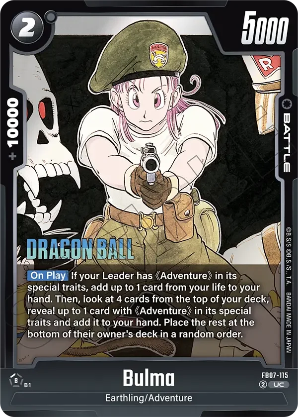 Bulma, Manga Booster 02 FB07-115