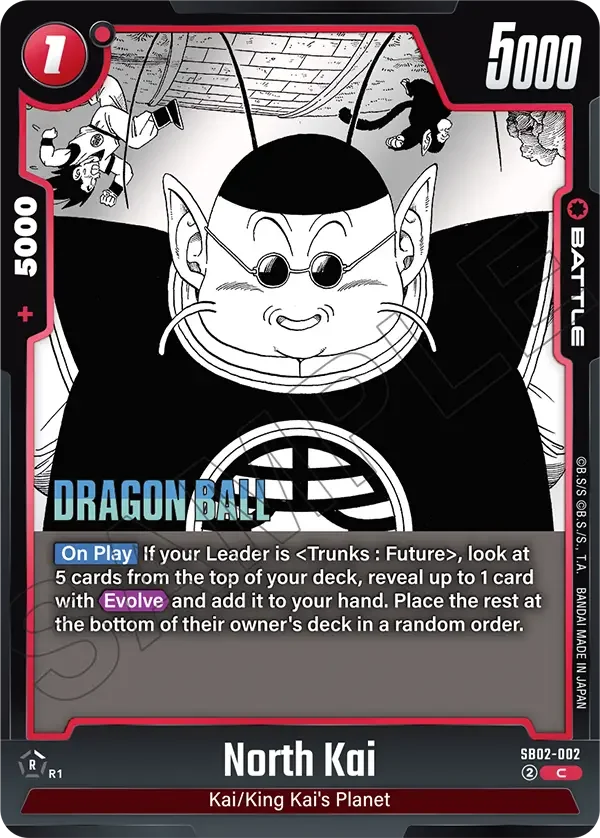 North Kai, Manga Booster 02 SB02-002