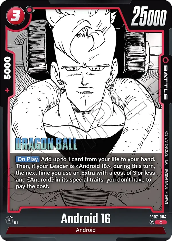 Android 16, Manga Booster 02 FB07-004
