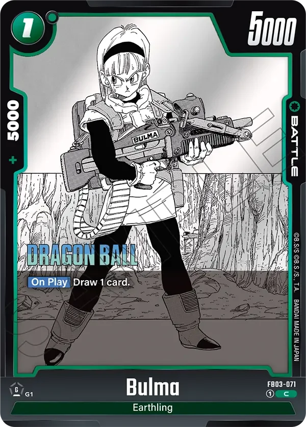 Bulma, Manga Booster 02 FB03-071