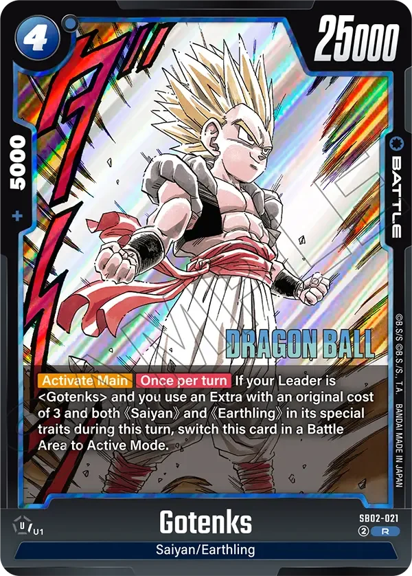 Gotenks, Manga Booster 02 SB02-021