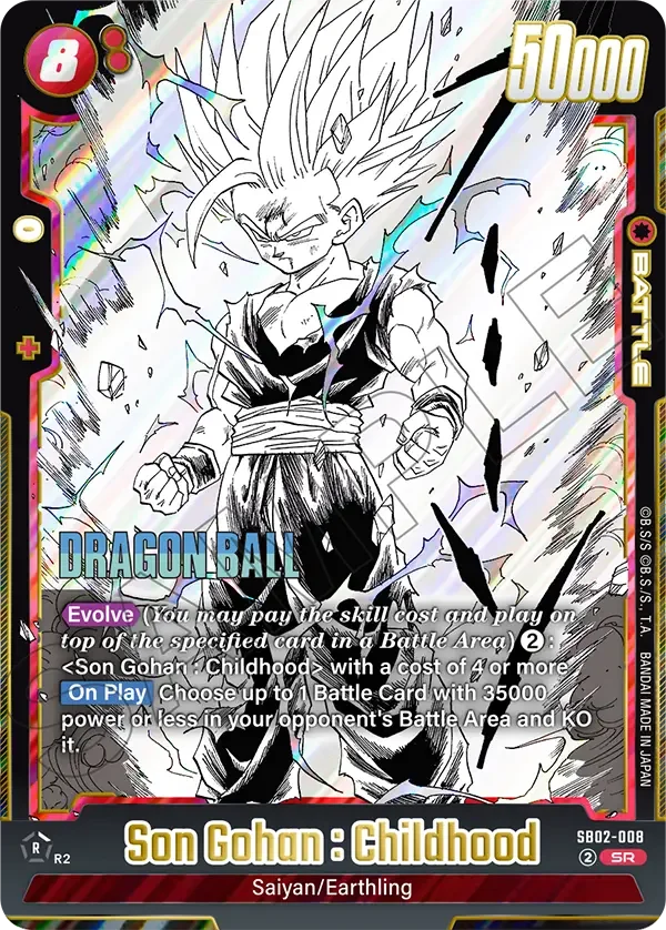 Son Gohan : Childhood, Manga Booster 02 SB02-008