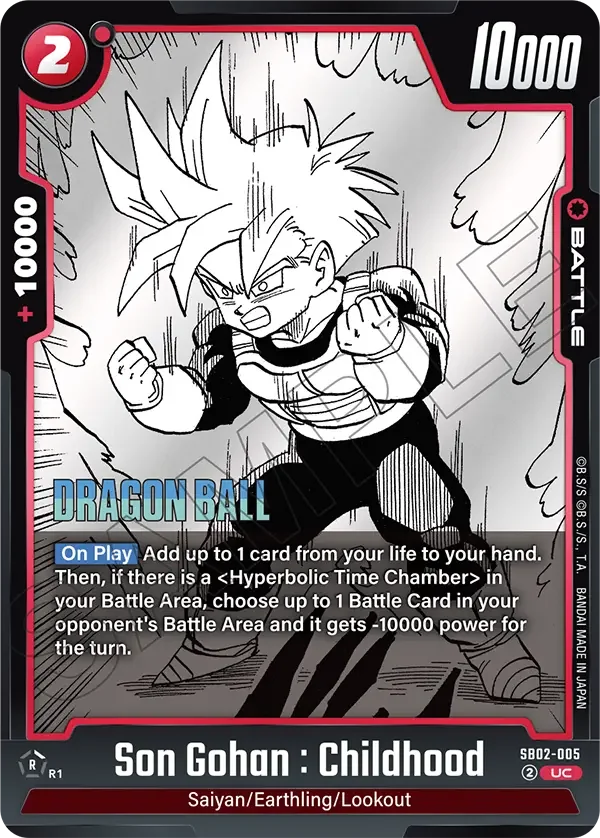 Son Gohan : Childhood, Manga Booster 02 SB02-005