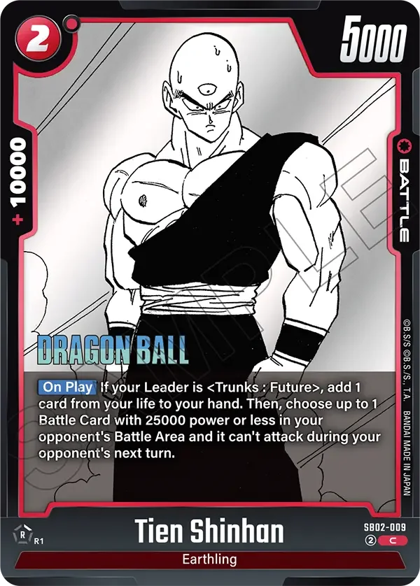 Tien Shinhan, Manga Booster 02 SB02-009