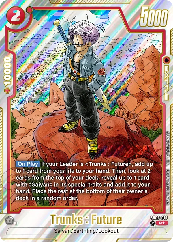 Trunks : Future, Manga Booster 02 SB02-010