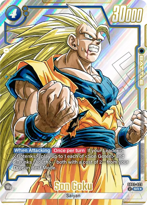 Son Goku, Manga Booster 02 SB02-023