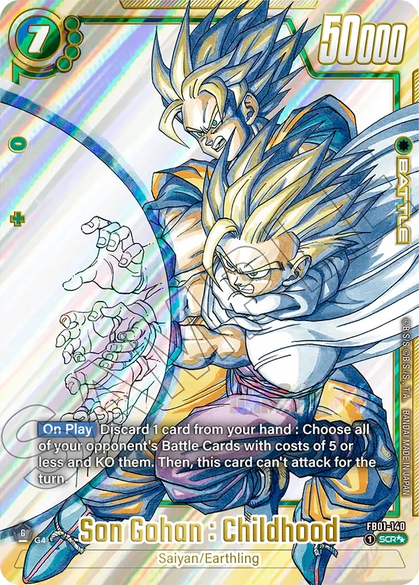Son Gohan : Childhood, Manga Booster 02 FB01-140