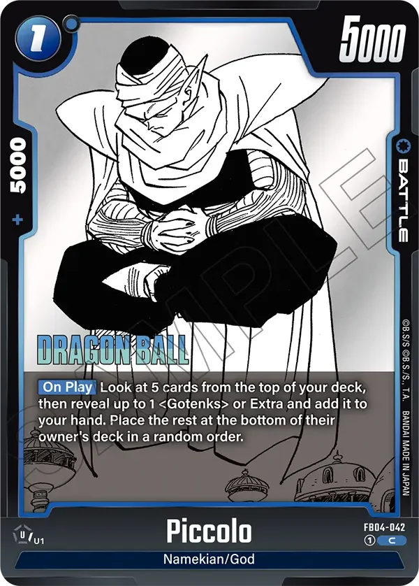 Piccolo, Manga Booster 02 FB04-042