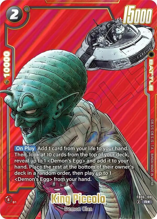King Piccolo, Manga Booster 02 FB06-108