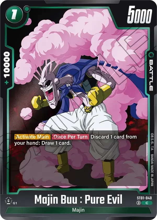 Majin Buu : Pure Evil, Story Booster 01 ST01-040