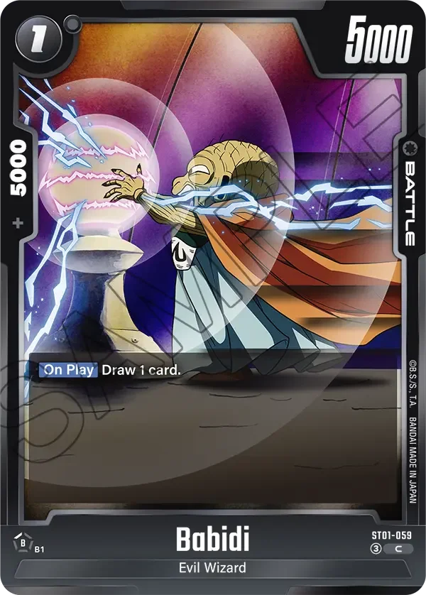 Babidi, Story Booster 01 ST01-059