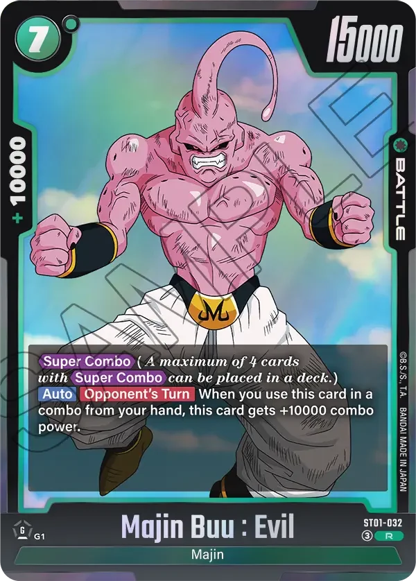 Majin Buu : Evil, Story Booster 01 ST01-032