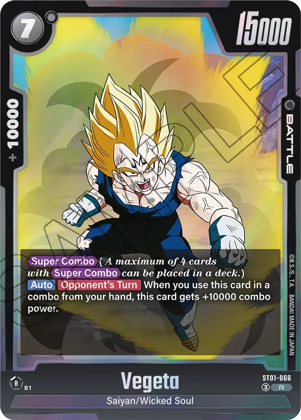 Vegeta, Story Booster 01 ST01-066