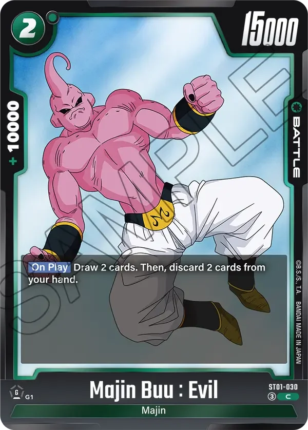 Majin Buu : Evil, Story Booster 01 ST01-030