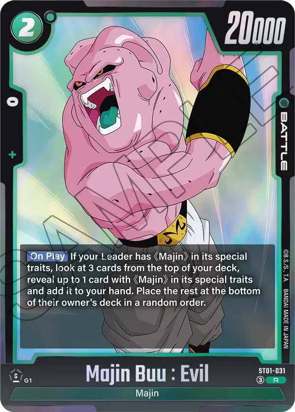 Majin Buu : Evil, Story Booster 01 ST01-031