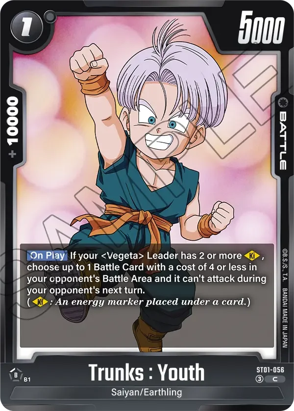 Trunks : Youth, Story Booster 01 ST01-056