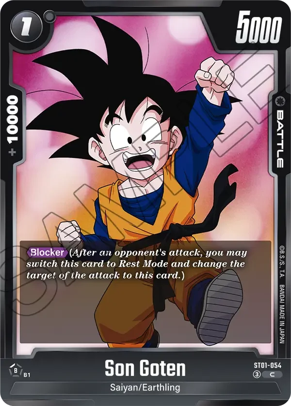 Son Goten, Story Booster 01 ST01-054