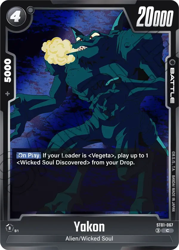 Yakon, Story Booster 01 ST01-067