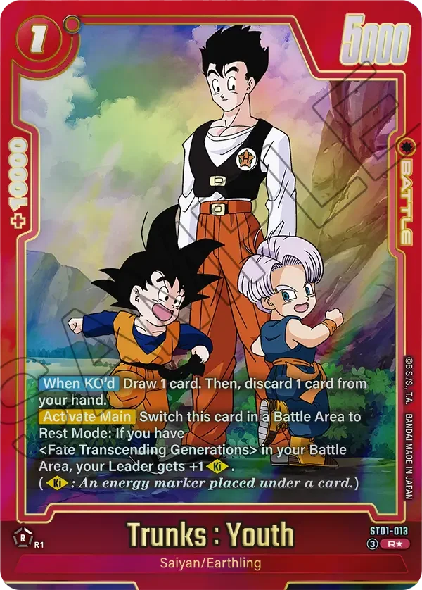 Trunks : Youth, Story Booster 01 ST01-013