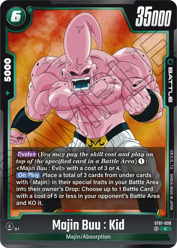 Majin Buu : Kid, Story Booster 01 ST01-039
