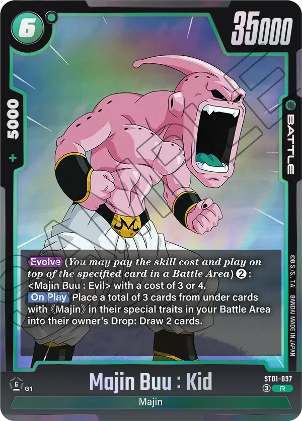 Majin Buu : Kid, Story Booster 01 ST01-037
