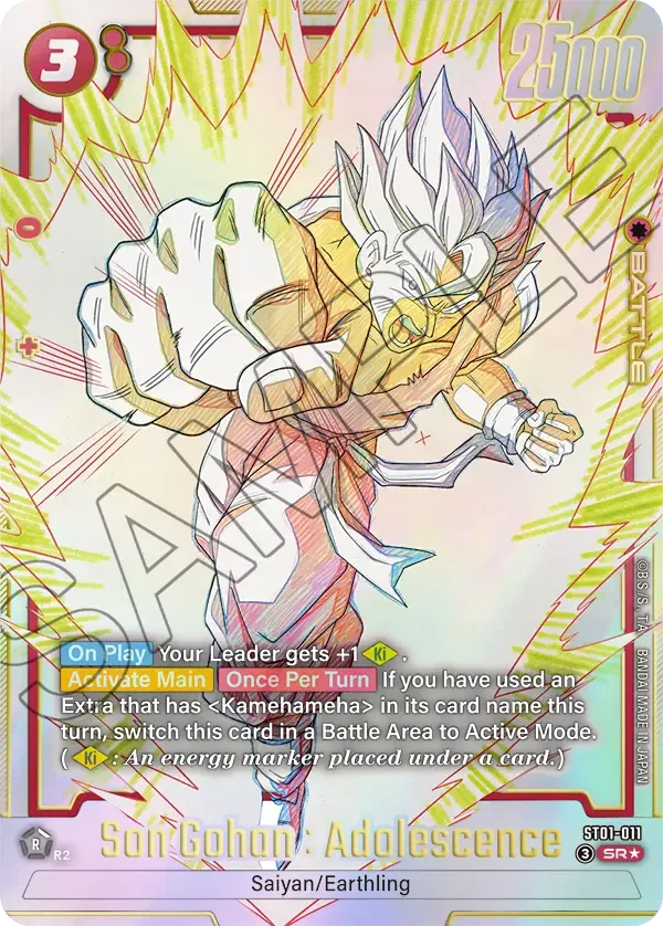 Son Gohan : Adolescence, Story Booster 01 ST01-011