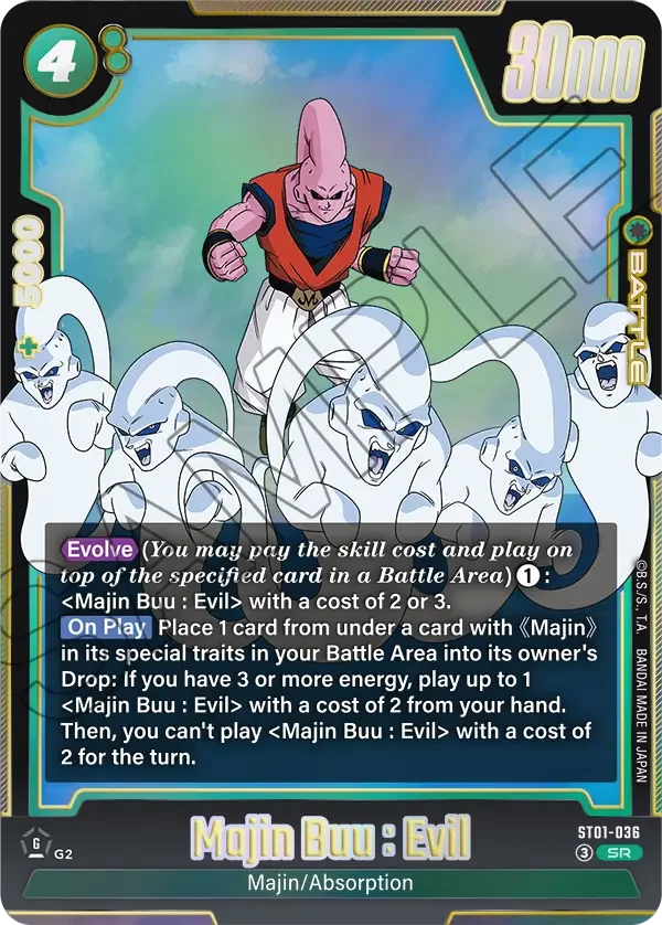 Majin Buu : Evil, Story Booster 01 ST01-036