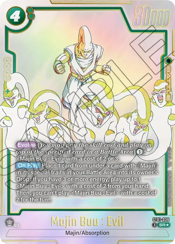 Majin Buu : Evil, Story Booster 01 ST01-036