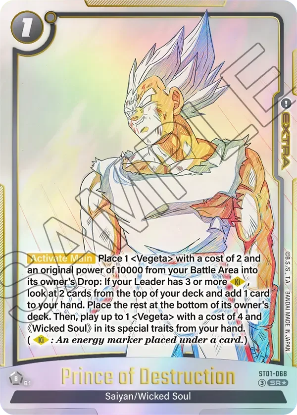 Prince of Destruction, Story Booster 01 ST01-068