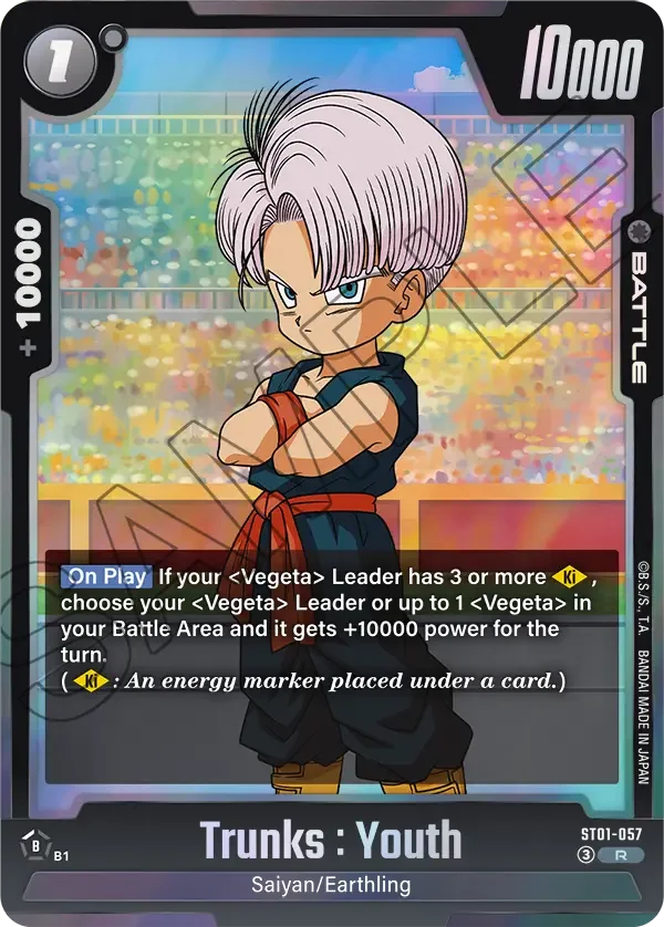 Trunks : Youth, Story Booster 01 ST01-057