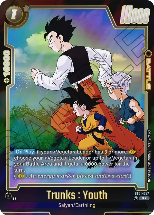 Trunks : Youth, Story Booster 01 ST01-057