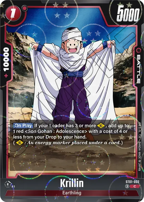 Krillin, Story Booster 01 ST01-002