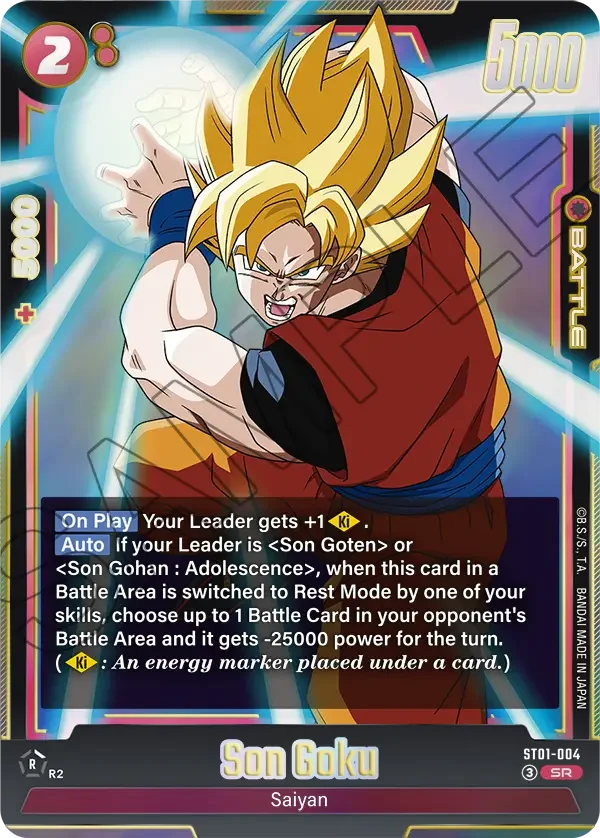 Son Goku, Story Booster 01 ST01-004