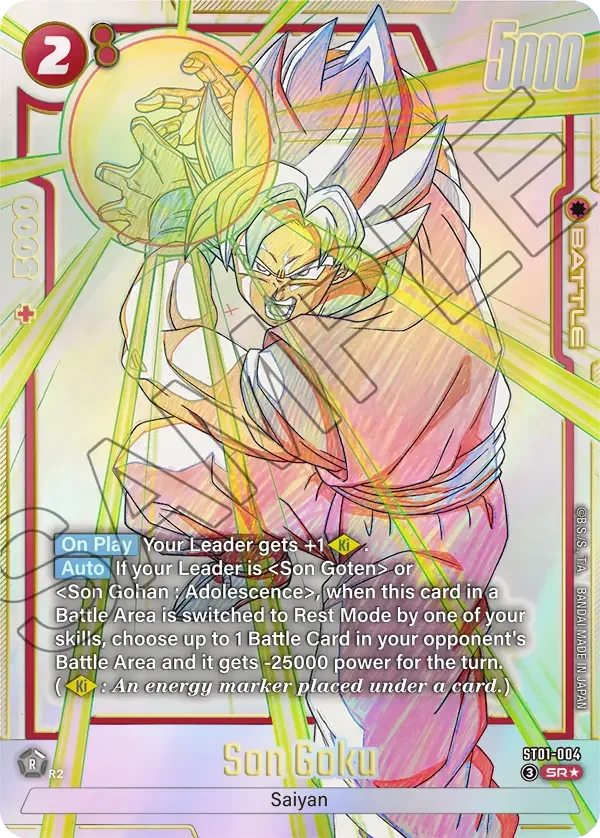 Son Goku, Story Booster 01 ST01-004