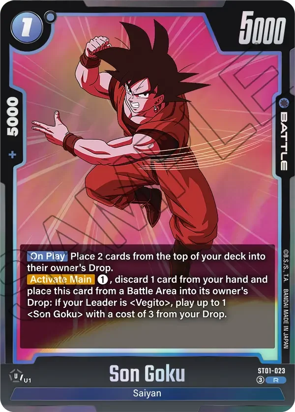 Son Goku, Story Booster 01 ST01-023