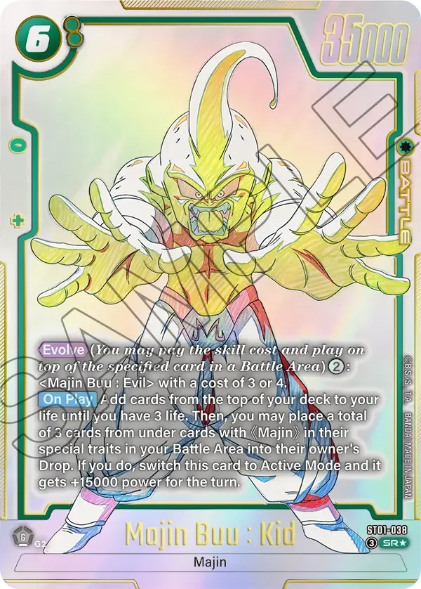 Majin Buu : Kid, Story Booster 01 ST01-038