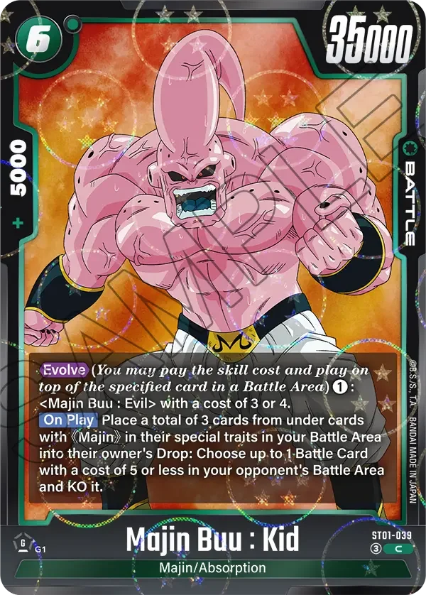 Majin Buu : Kid, Story Booster 01 ST01-039